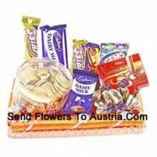 Chocolats assortis emballés cadeaux (Ce produit doit être accompagné de fleurs)